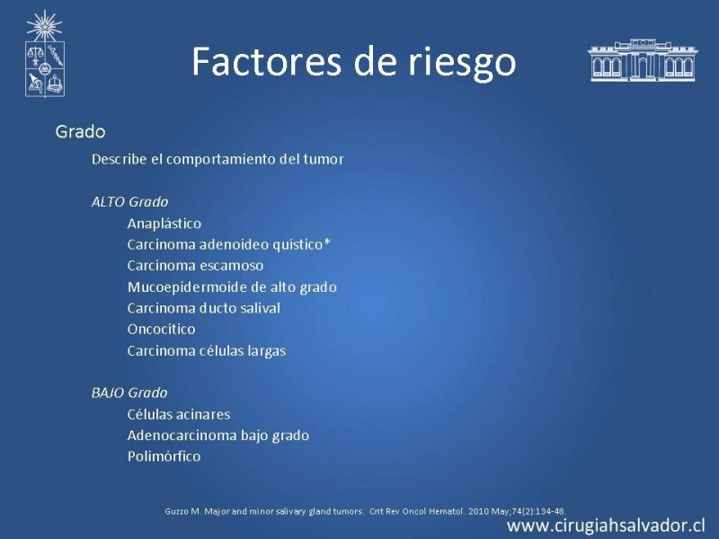 Diapositiva 9 de Tumores Glándulas Salivares