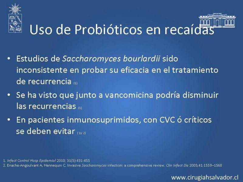 Diapositiva 30 de Sindrome diarreico por Clostridium Difficille