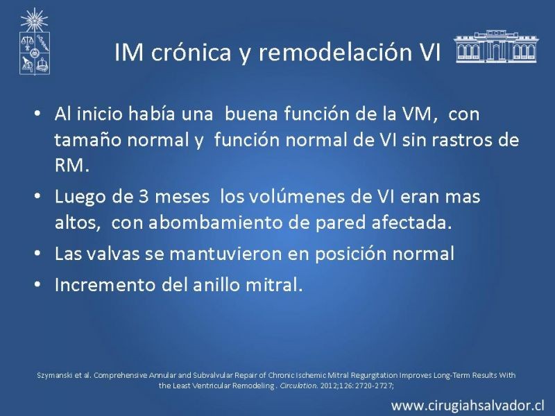 Diapositiva 23 de Insuficiencia Mitral Isquémica