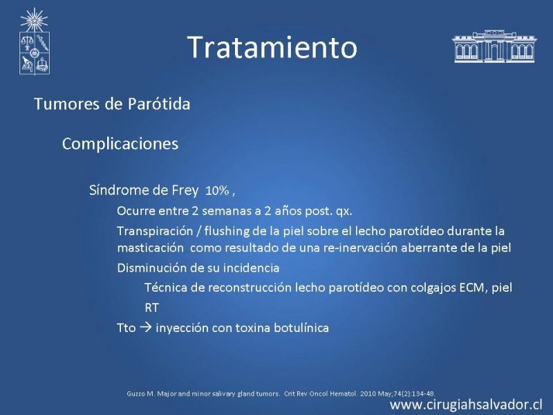 Diapositiva 23 de Tumores Glándulas Salivares
