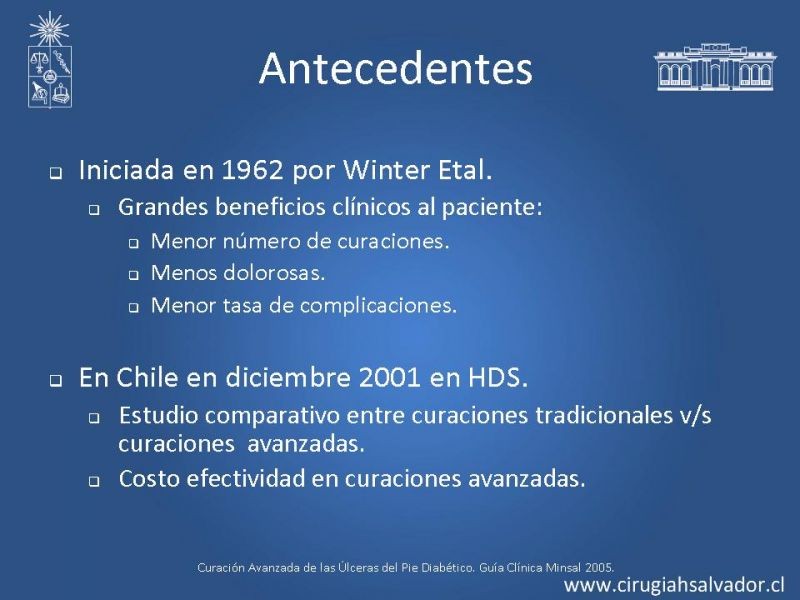 Diapositiva 3 de Pie Diabético: Curaciones Avanzadas