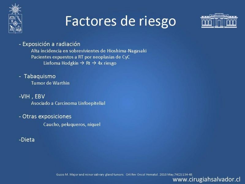 Diapositiva 6 de Tumores Glándulas Salivares