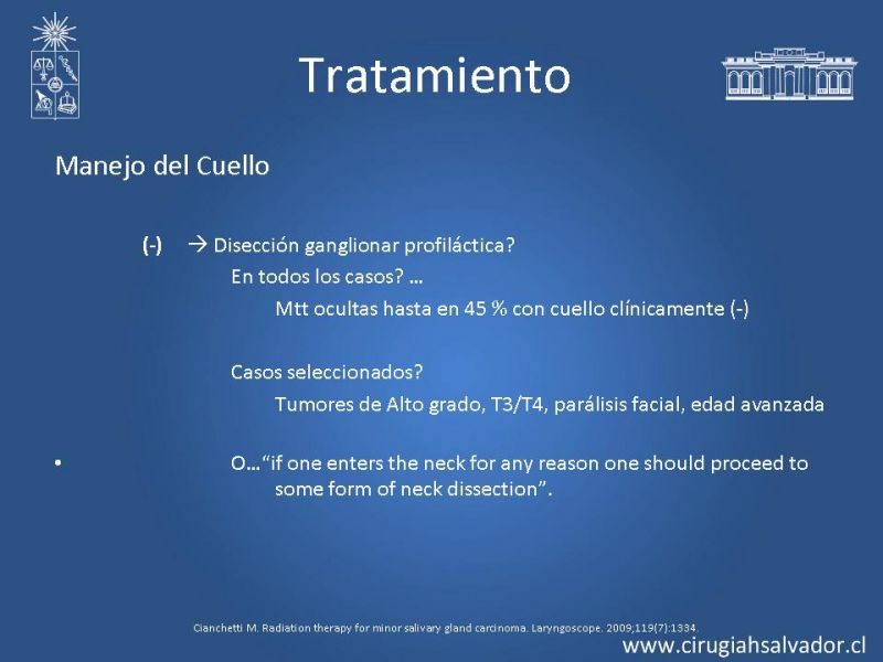 Diapositiva 29 de Tumores Glándulas Salivares