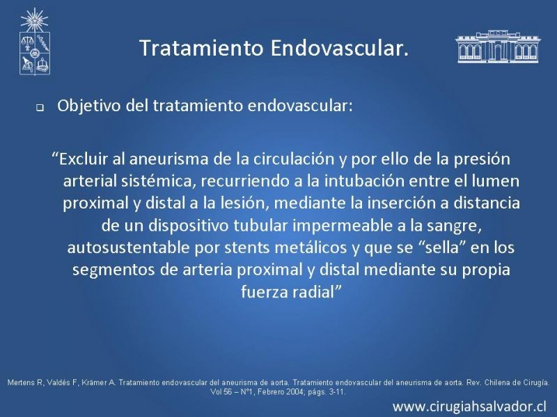 Diapositiva 15 de Reparación endovascular de aneurismas de aorta torácica (TEVAR)