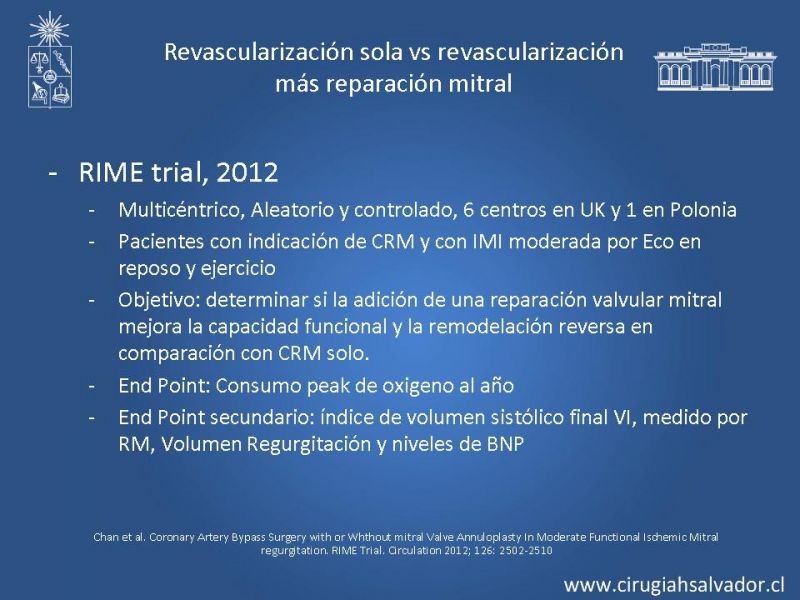 Diapositiva 16 de Insuficiencia Mitral Isquémica