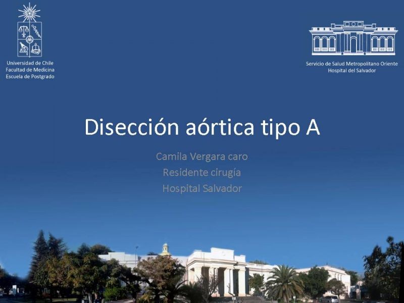 Diapositiva 20 de Disección aórtica tipo A