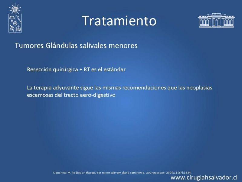 Diapositiva 25 de Tumores Glándulas Salivares