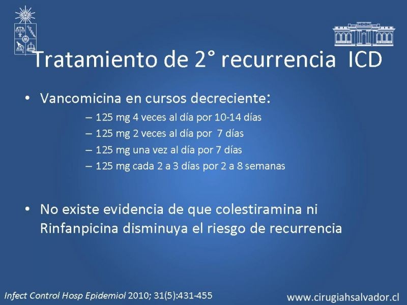 Diapositiva 28 de Sindrome diarreico por Clostridium Difficille