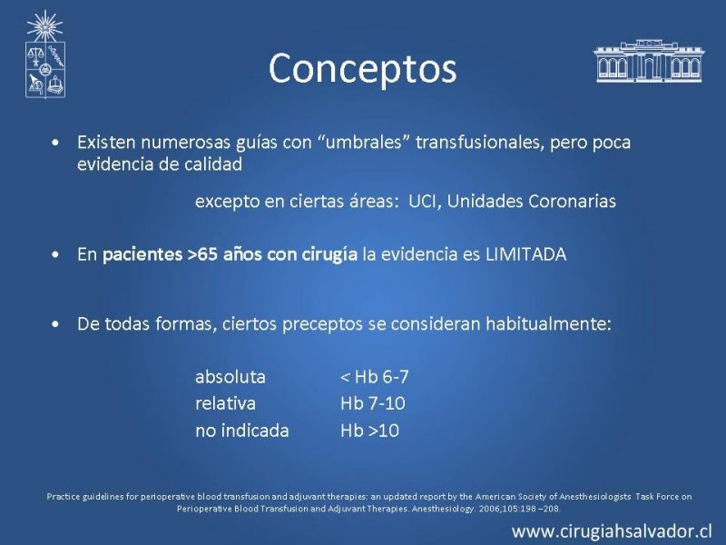 Diapositiva 19 de Transfusiones en Cirugía Mayor Abdominal pt. 1