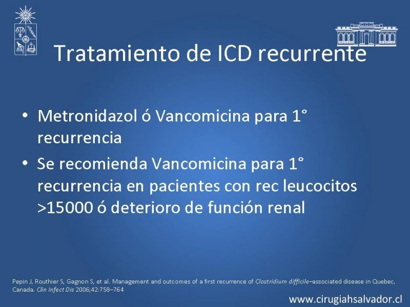 Diapositiva 27 de Sindrome diarreico por Clostridium Difficille