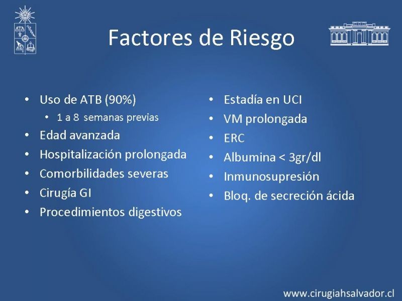 Diapositiva 3 de Sindrome diarreico por Clostridium Difficille
