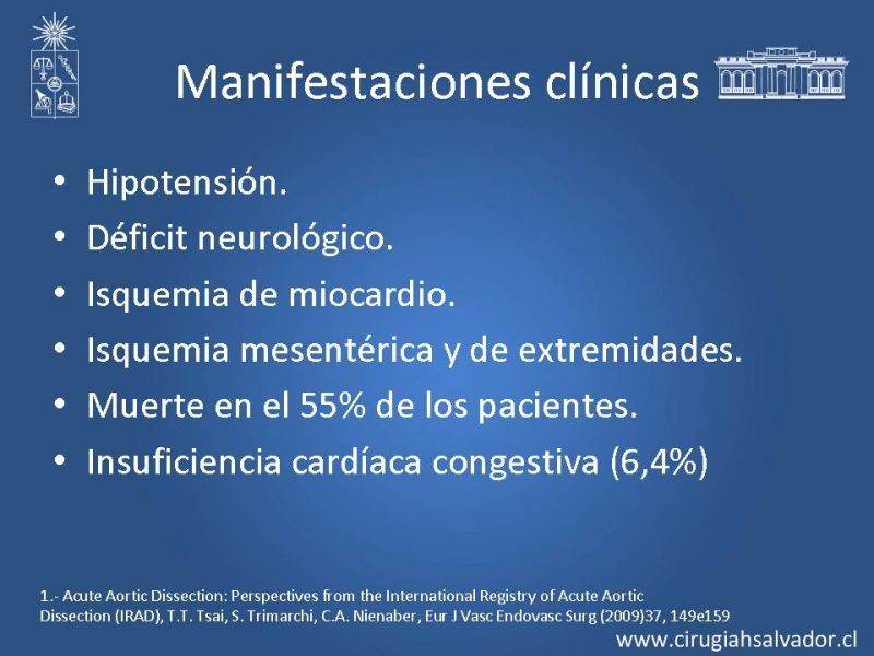 Diapositiva 6 de Disección aórtica tipo A