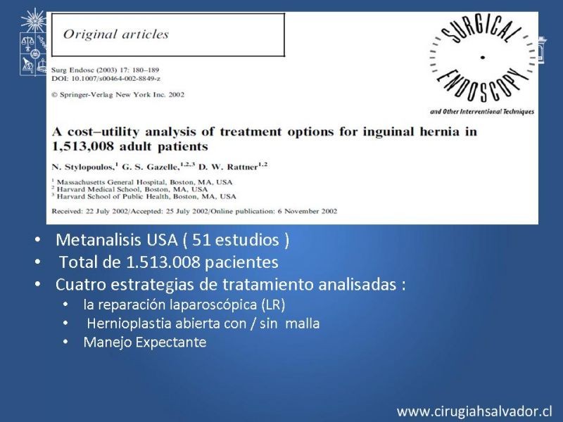Diapositiva 26 de Laparoscopia en Hernia Inguinal