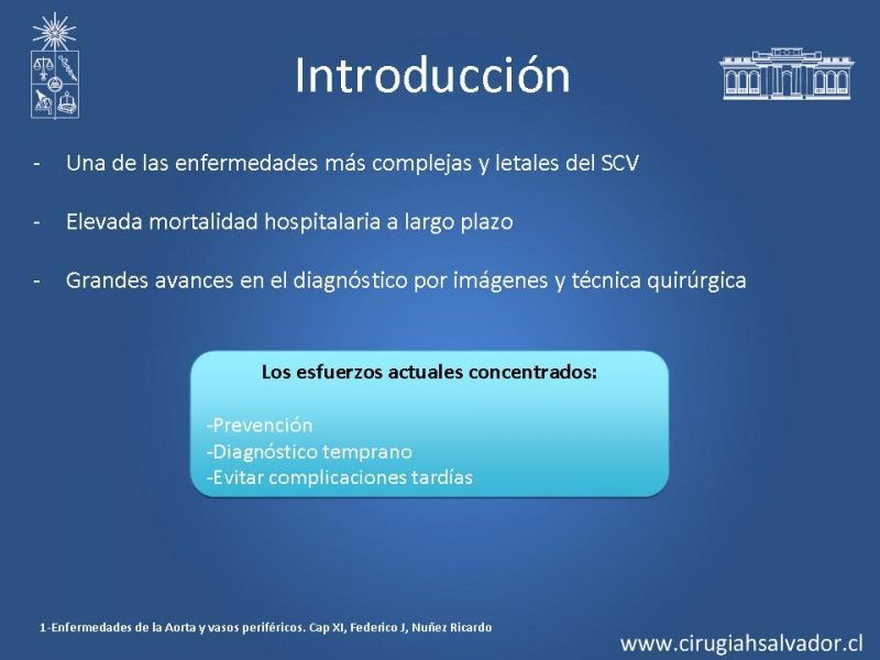 Diapositiva 1 de Manejo Disección Aórtica Tipo B