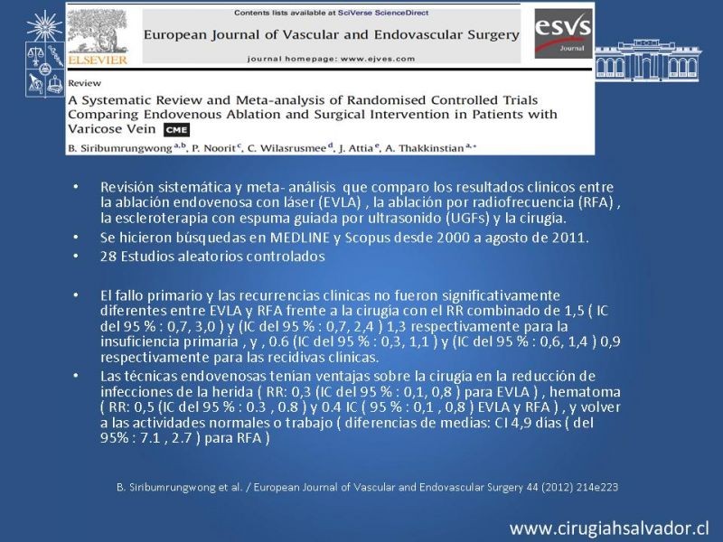 Diapositiva 20 de Insuficiencia Venosa superficial