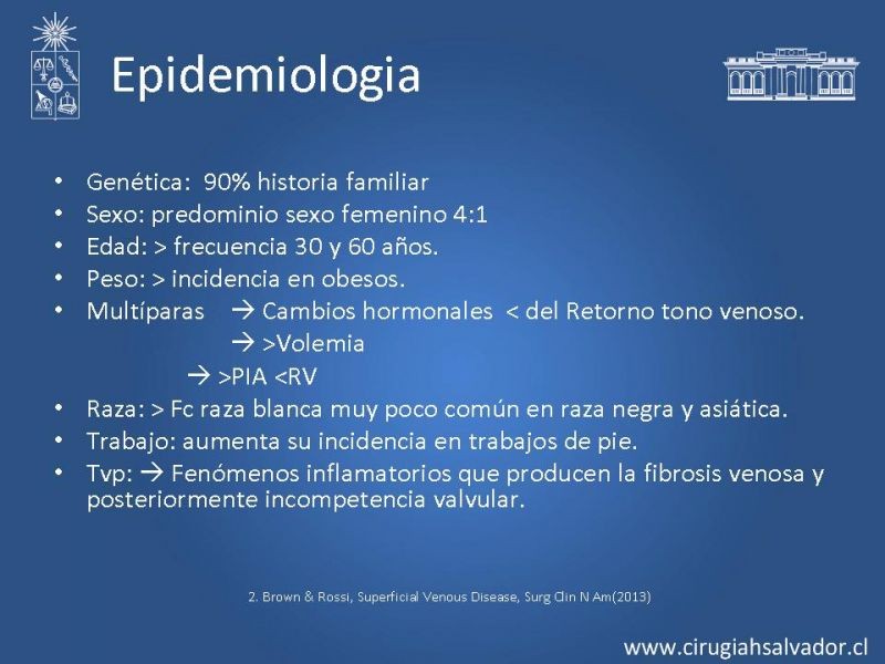 Diapositiva 2 de Insuficiencia Venosa superficial