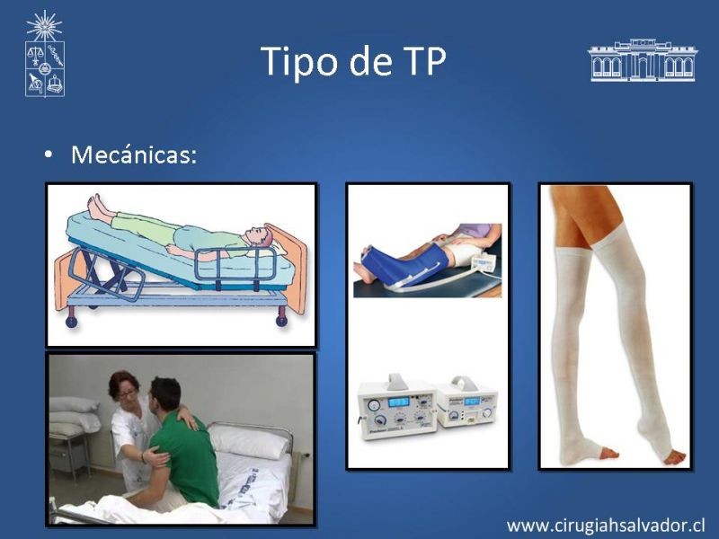 Diapositiva 9 de Profilaxis Tromboembólica en Cirugía