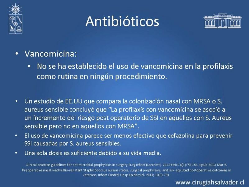 Diapositiva 11 de Profilaxis Antibiótica preoperatoria