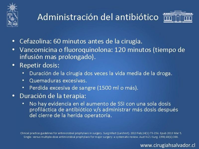 Diapositiva 15 de Profilaxis Antibiótica preoperatoria