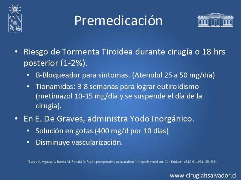 Diapositiva 18 de Indicaciones y Resultados de la Tiroidectomía Total en Hipertiroídismo 