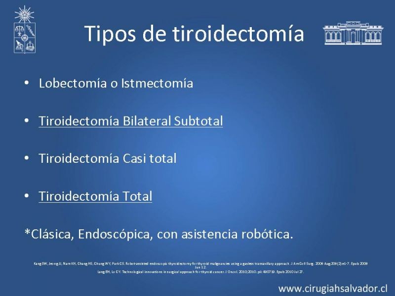 Diapositiva 11 de Indicaciones y Resultados de la Tiroidectomía Total en Hipertiroídismo 