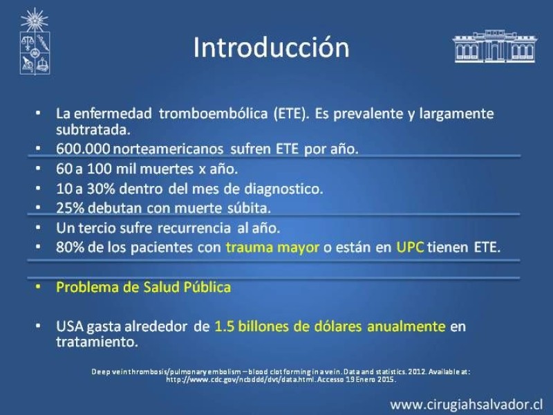 Diapositiva 1 de Filtro de Vena Cava