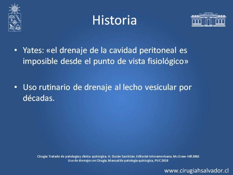 Diapositiva 3 de Drenajes: Indicación y Utilidad