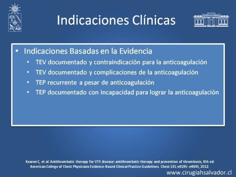 Diapositiva 6 de Filtro de Vena Cava