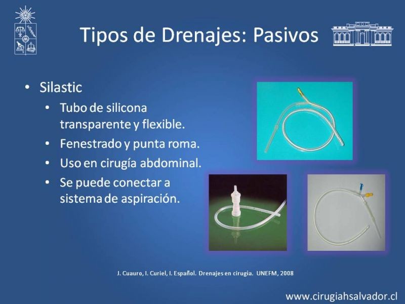 Diapositiva 18 de Drenajes: Indicación y Utilidad