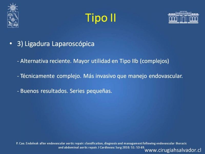 Diapositiva 32 de Endoleak post EVAR