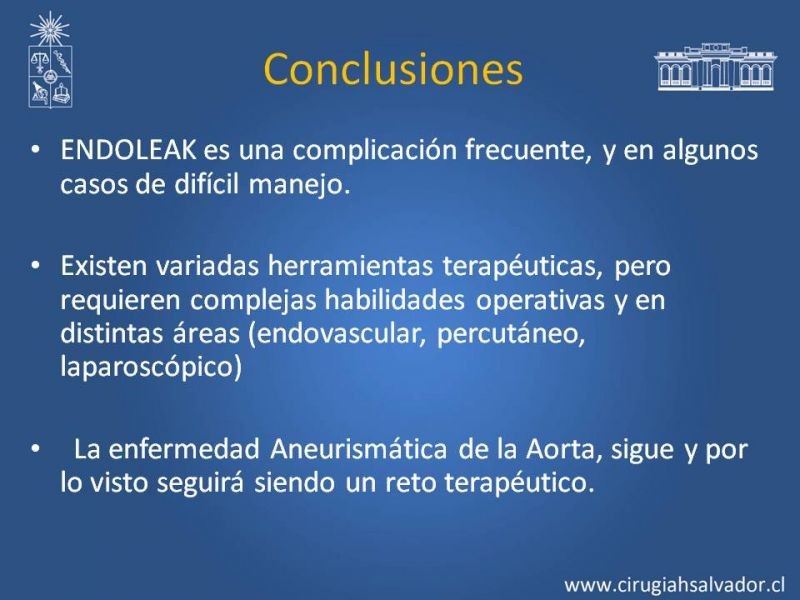 Diapositiva 42 de Endoleak post EVAR