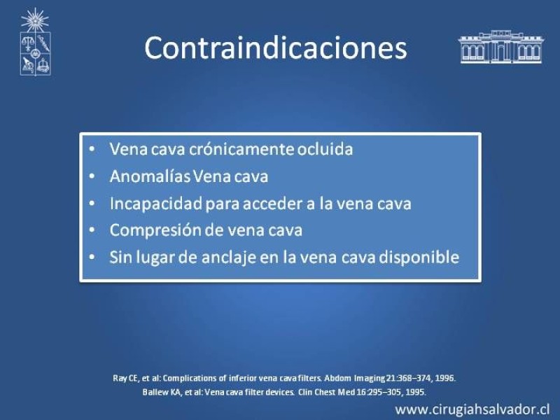 Diapositiva 8 de Filtro de Vena Cava