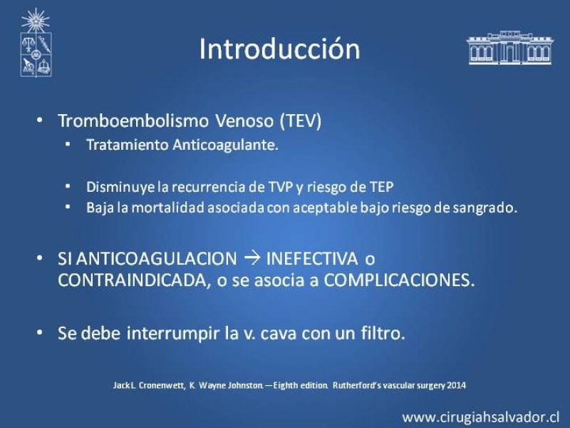 Diapositiva 2 de Filtro de Vena Cava