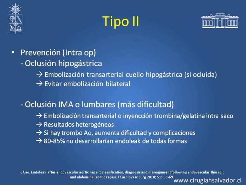 Diapositiva 23 de Endoleak post EVAR