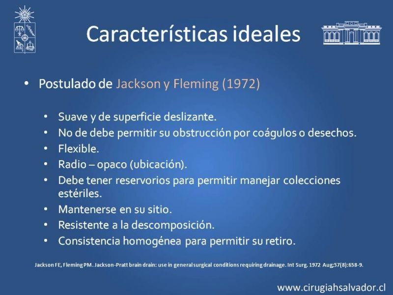 Diapositiva 5 de Drenajes: Indicación y Utilidad
