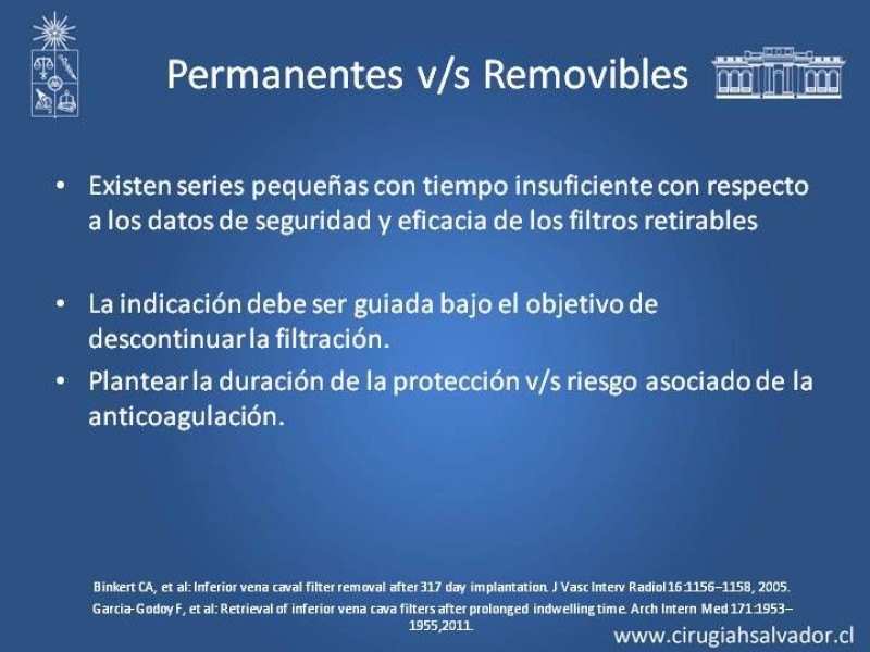 Diapositiva 11 de Filtro de Vena Cava
