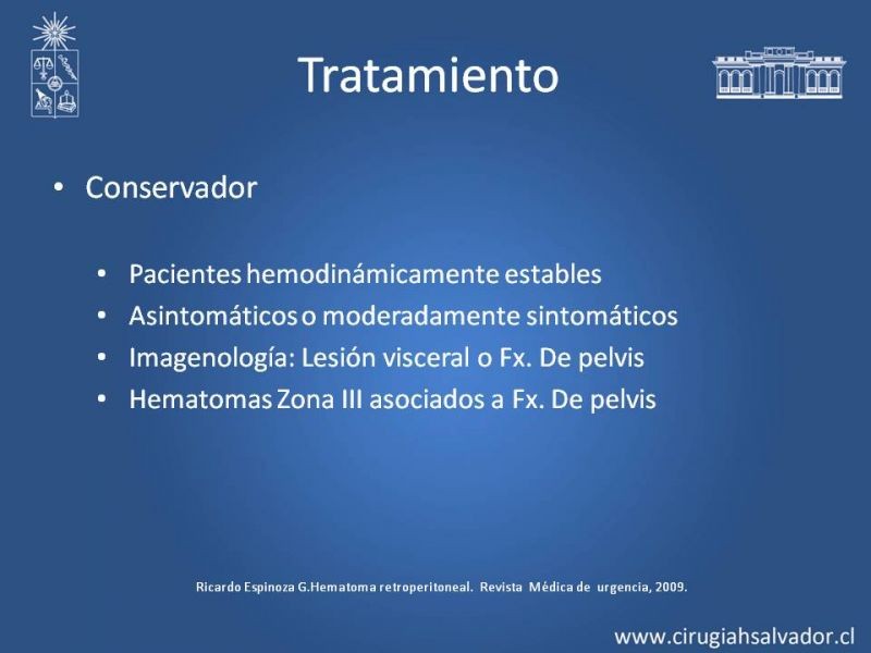 Diapositiva 9 de Hematoma Retroperitoneal Traumático
