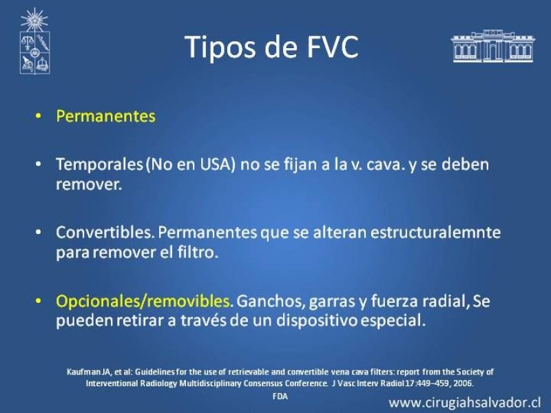 Diapositiva 4 de Filtro de Vena Cava