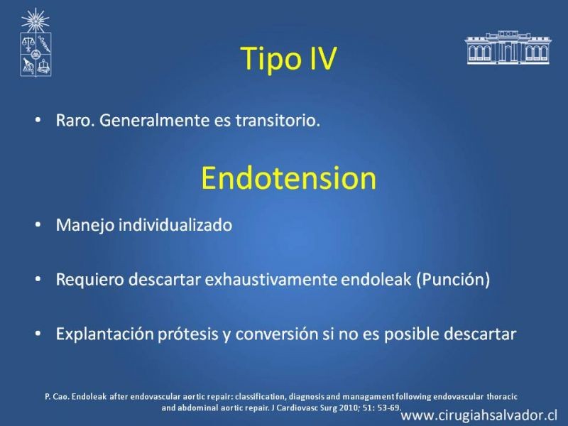 Diapositiva 38 de Endoleak post EVAR