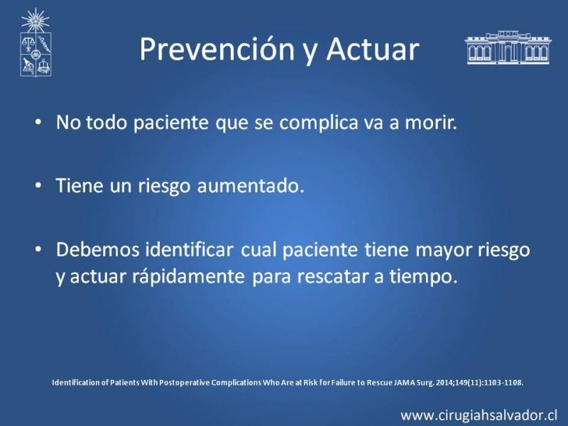 Diapositiva 21 de Complicaciones Médicas Postoperatorio