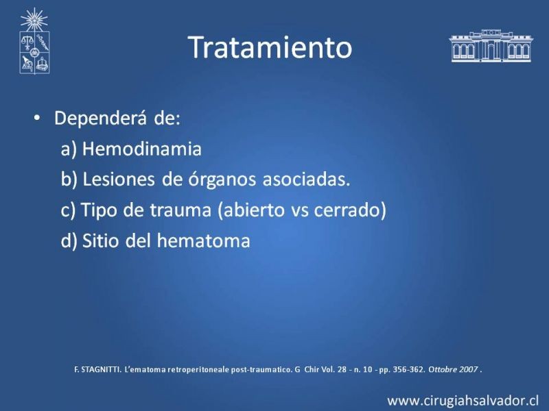 Diapositiva 8 de Hematoma Retroperitoneal Traumático