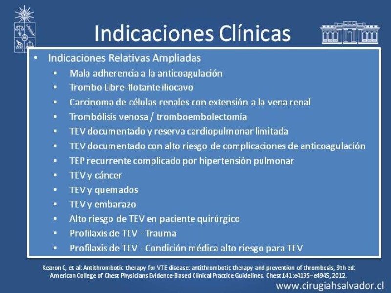 Diapositiva 7 de Filtro de Vena Cava