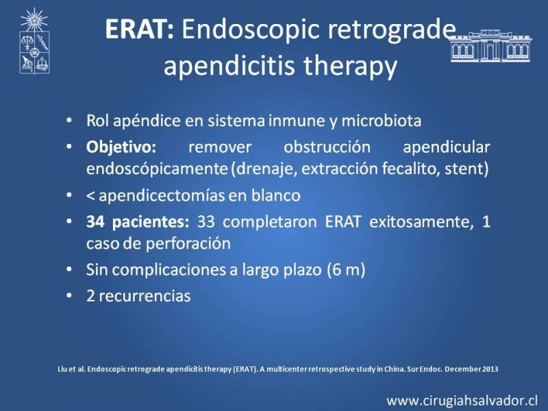 Diapositiva 16 de Novedades en Apendicitis Aguda
