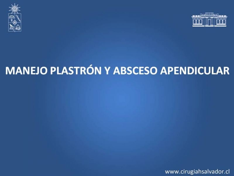 Diapositiva 18 de Novedades en Apendicitis Aguda