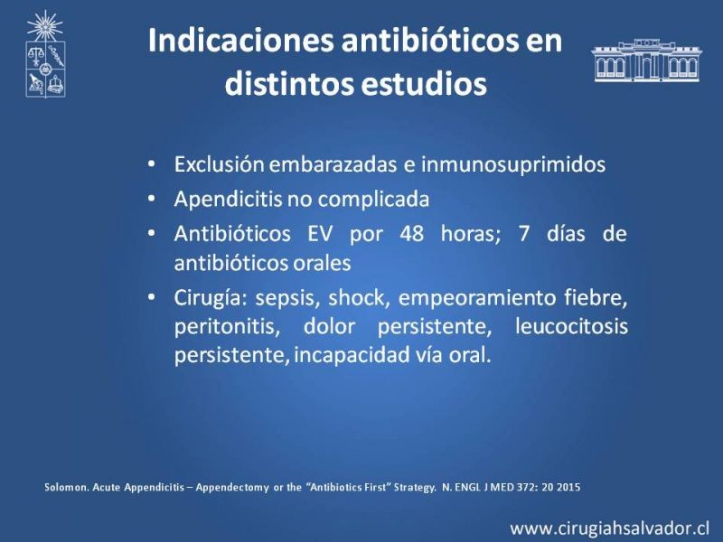 Diapositiva 6 de Novedades en Apendicitis Aguda