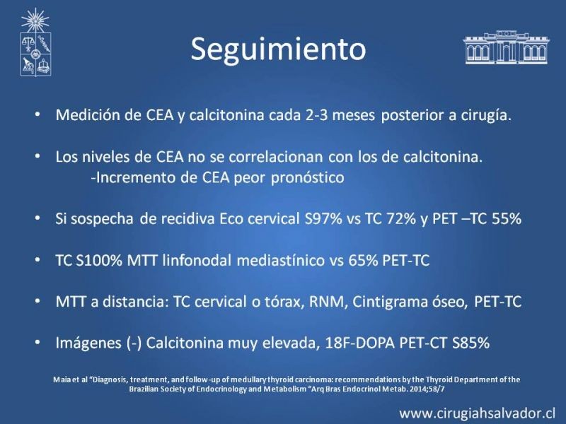 Diapositiva 16 de Cáncer Medular de Tiroides