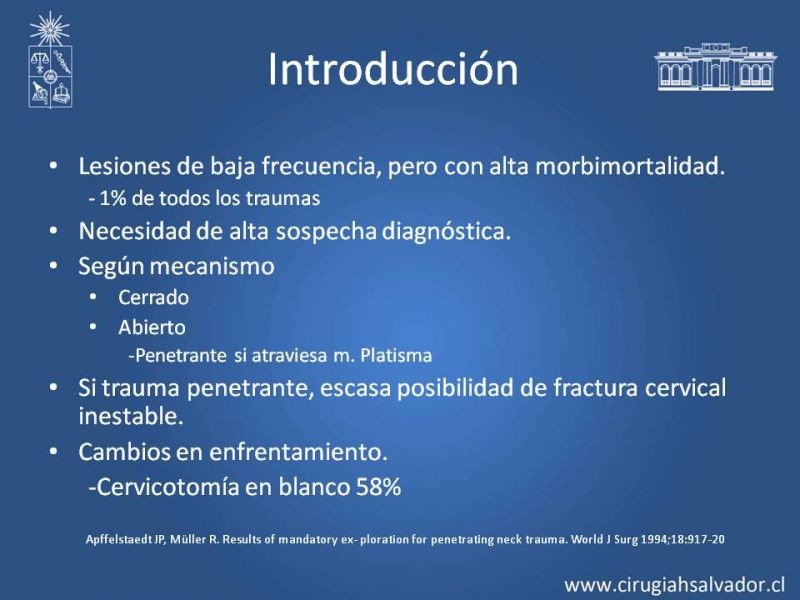 Diapositiva 1 de Trauma Cervical