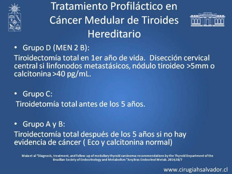 Diapositiva 7 de Cáncer Medular de Tiroides