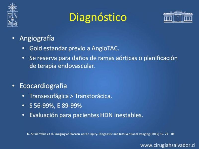 Diapositiva 11 de Trauma de Aorta Torácica