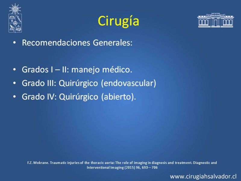 Diapositiva 18 de Trauma de Aorta Torácica